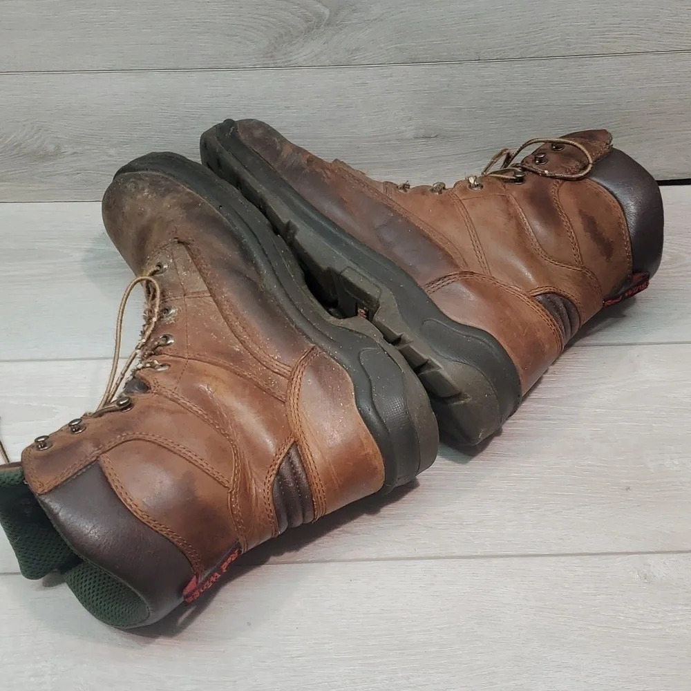 Red Wings Mens 954 High Top Leather VintageWork Soft toe boots shoes sz 12 E2 EH